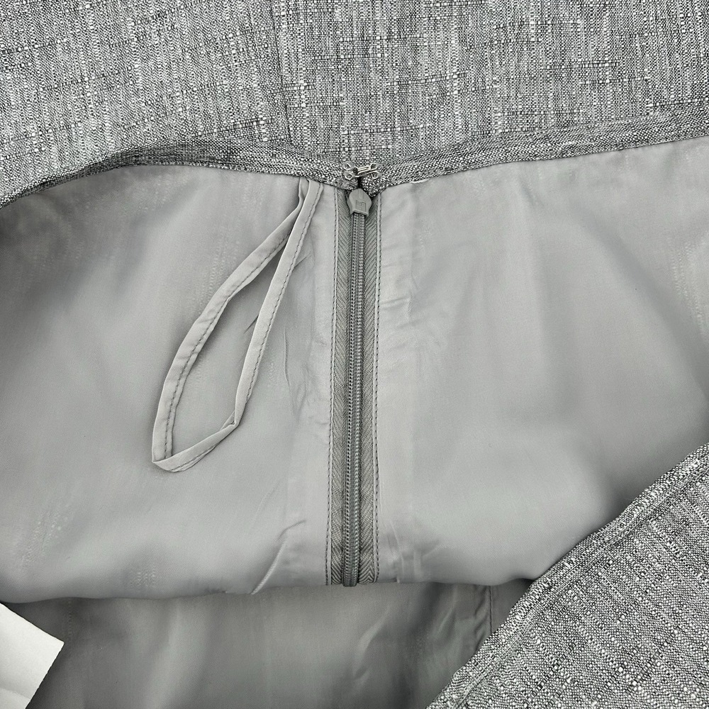John Meyer Skirt Womens 18 Gray A Line Career Office Side Zip NWT - Picture 6 of 8